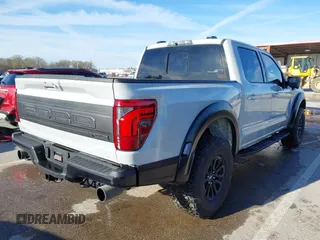 2024 Ford F-150 Raptor with VIN 1FTFW1RG0RFC21543, listed as a IAAI auction lot 41845627 with 11,808 mi miles and . Bid and sale history available at DreamBid. Image 4.