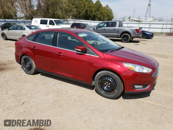 2016 Ford Focus Titanium z VIN 1FADP3J24GL272970, wystawiony jako Copart lot #54539215 z przebiegiem 60 007 mil mil oraz Czysty tytuł • Clean title. Historia ofert i sprzedaży dostępna na DreamBid. Obrazek 4.