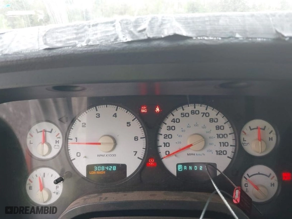 2003 Dodge Ram 1500 ST with VIN 1D7HU18Z33J510282, listed as a IAAI auction lot 41927904 with 308,428 mi miles. Bid and sale history available at carsss.com. Image 7.