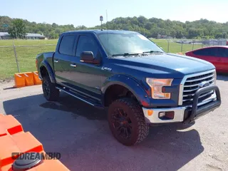 2017 Ford F-150 XL with VIN 1FTEW1EP7HFA14034, listed as a IAAI auction lot 40482908 with 92,767 mi miles. Bid and sale history available at carsss.com. Image 1.
