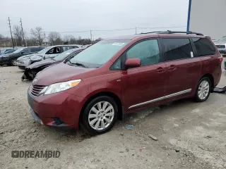 2017 Toyota Sienna LE with VIN 5TDJZ3DC1HS168822, listed as a Copart auction lot 43872695 with 123,681 mi miles and Non Repairable. Bid and sale history available at carsss.com. Image 1.