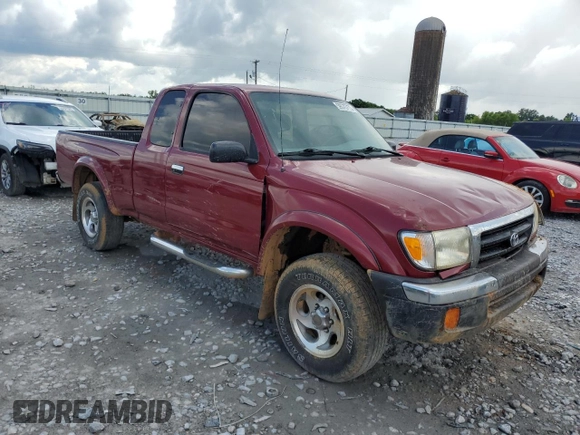 1999 Toyota Tacoma PreRunner with VIN 4TASN92N2XZ463119, listed as a Copart auction lot 59575775 with 172,223 mi miles and Salvage title. Bid and sale history available at DreamBid. Image 4.