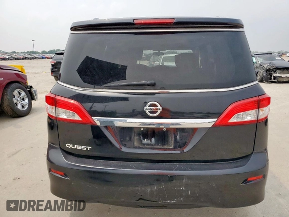 2016 Nissan Quest SV z VIN JN8AE2KPXG9154625, wystawiony jako Copart lot #56832785 z przebiegiem 71 952 mil mil oraz Czysty tytuł • Clean title. Historia ofert i sprzedaży dostępna na DreamBid. Obrazek 6.