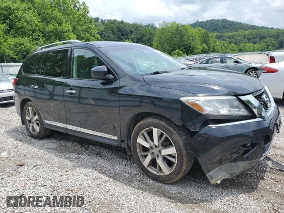 2016 Nissan Pathfinder SL with VIN 5N1AR2MM5GC625100, listed as a Copart auction lot 62683825 with 219,936 mi miles and Salvage title. Bid and sale history available at DreamBid. Image 4.