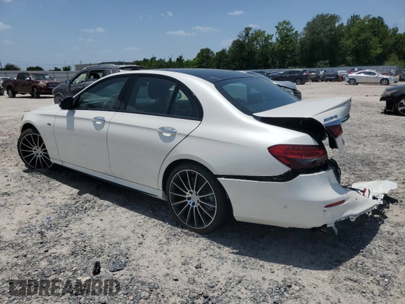 2023 Mercedes-Benz E 53 AMG with VIN W1KZF6BB7PB141885, listed as a Copart auction lot 58682663 with 131 mi miles and . Bid and sale history available at DreamBid. Image 2.