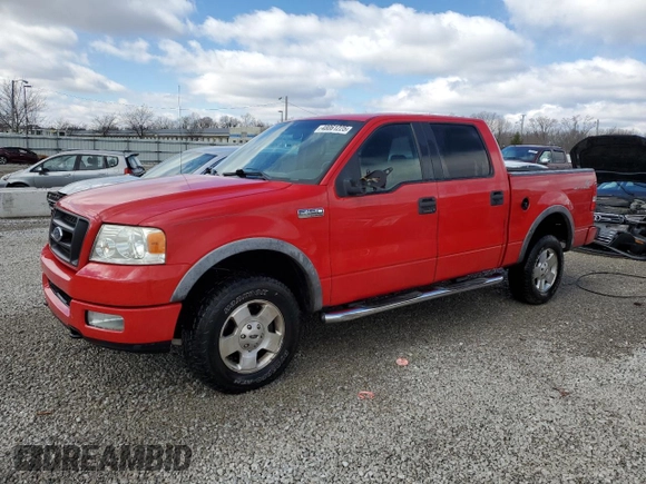 2005 Ford F-150 XLT z VIN 1FTPW14575KE53410, wystawiony jako Copart lot #48061225 z przebiegiem 126 503 mil mil oraz Szkoda całkowita • Salvage title. Historia ofert i sprzedaży dostępna na DreamBid. Obrazek 1.