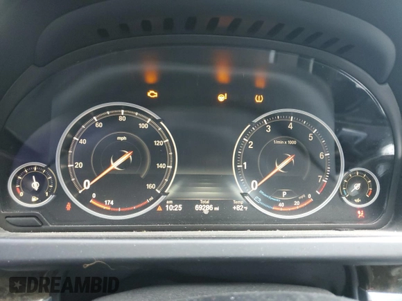 2016 BMW 6 Series 640i with VIN WBA6D0C50GG432558, listed as a Copart auction lot 76141594 with 69,286 mi miles and Salvage Title. Bid and sale history available at carsss.com. Image 9.