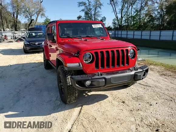 2023 Jeep Wrangler Sport with VIN 1C4HJXDG0PW578994, listed as a Copart auction lot 48858185 with 25,866 mi miles and Salvage Title. Bid and sale history available at DreamBid. Image 14.