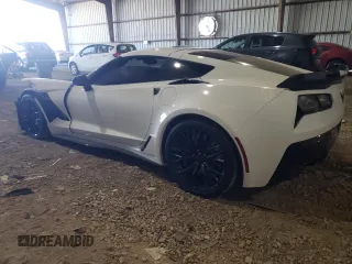 2017 Chevrolet Corvette Z06 1LZ with VIN 1G1YP2D62H5603161, listed as a Copart auction lot 81740534 with 26,922 mi miles and Salvage Title. Bid and sale history available at carsss.com. Image 2.