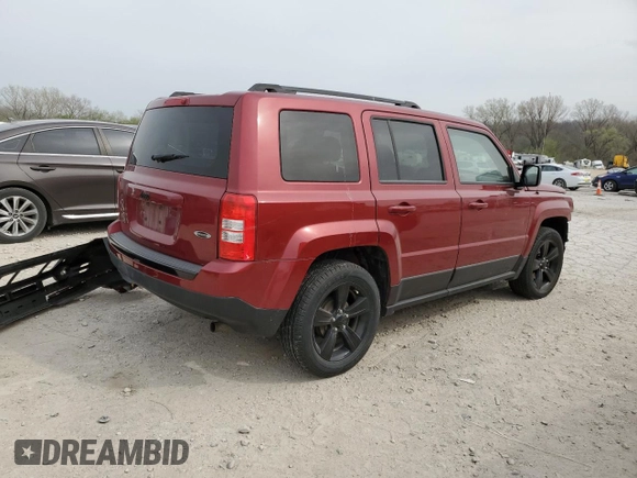 2015 Jeep Patriot Altitude Edition with VIN 1C4NJPBA7FD211277, listed as a Copart auction lot 52526755 with 97,512 mi miles and Salvage Title. Bid and sale history available at carsss.com. Image 3.