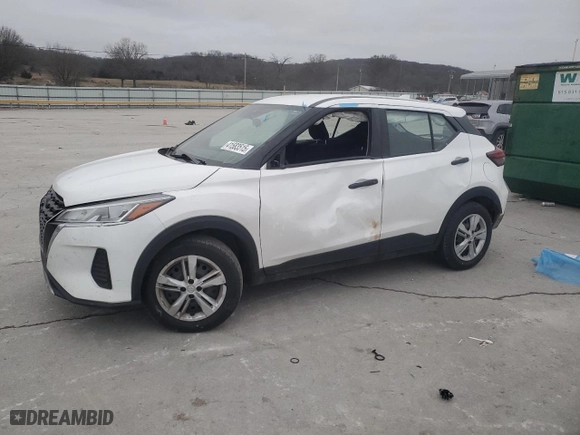 2023 Nissan Kicks S with VIN 3N1CP5BV0PL491104, listed as a Copart auction lot 41583515 with 113,396 mi miles and Salvage Title. Bid and sale history available at carsss.com. Image 1.