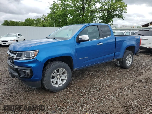 2022 Chevrolet Colorado 4WD LT z VIN 1GCHTCEA9N1292391, wystawiony jako Copart lot #58811905 z przebiegiem 20 655 mil mil oraz Szkoda całkowita • Salvage title. Historia ofert i sprzedaży dostępna na DreamBid. Obrazek 1.