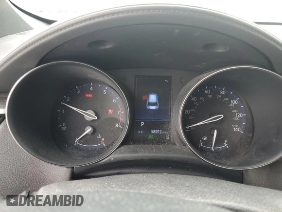 2019 Toyota C-HR XLE with VIN JTNKHMBX9K1059561, listed as a Copart auction lot 53568795 with 58,912 mi miles and Salvage Title. Bid and sale history available at DreamBid. Image 9.