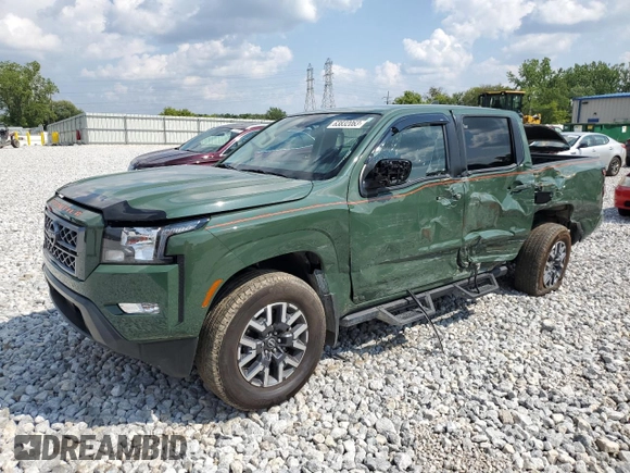 2023 Nissan Frontier SV with VIN 1N6ED1EK6PN618038, listed as a Copart auction lot 63832063 with 6,367 mi miles. Bid and sale history available at carsss.com. Image 1.