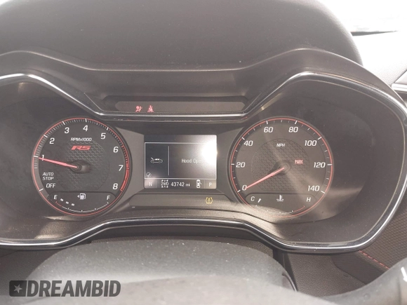 2023 Chevrolet TrailBlazer RS with VIN KL79MUSL3PB011922, listed as a IAAI auction lot 41943713 with 43,742 mi miles and . Bid and sale history available at DreamBid. Image 7.
