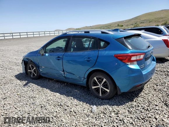 2019 Subaru Impreza Premium with VIN 4S3GTAC62K3738220, listed as a Copart auction lot 59124865 with 94,622 mi miles and Salvage title. Bid and sale history available at DreamBid. Image 2.