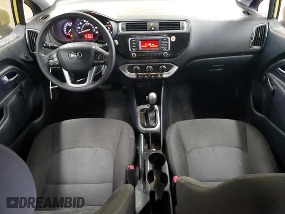 2016 Kia Rio LX with VIN KNADM4A34G6658799, listed as a Copart auction lot 50354285 with 134,091 mi miles and Salvage Title. Bid and sale history available at DreamBid. Image 8.