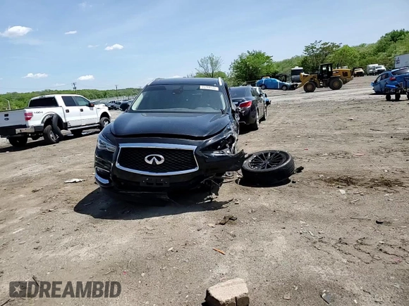 2020 Infiniti QX60 Luxe with VIN 5N1DL0MM5LC514737, listed as a Copart auction lot 55280145 with 93,168 mi miles and Salvage title. Bid and sale history available at DreamBid. Image 14.