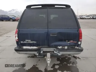 1999 GMC Suburban with VIN 1GDFK16R9XJ771458, listed as a Copart auction lot 43412175 with 159,328 mi miles and Salvage Title. Bid and sale history available at carsss.com. Image 6.