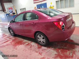 2014 Chevrolet Sonic LT with VIN 1G1JC5SH0E4107134, listed as a Copart auction lot 52568415 with 102,207 mi miles and Salvage Title. Bid and sale history available at carsss.com. Image 2.