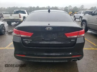 2016 Kia Optima EX with VIN 5XXGU4L38GG068104, listed as a Copart auction lot 45104534 with 126,716 mi miles and Salvage Title. Bid and sale history available at carsss.com. Image 6.