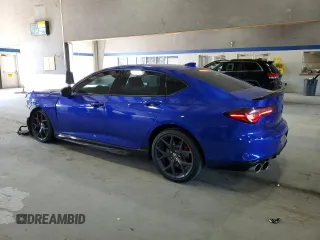 2023 Acura TLX Type S w/Performance Tire with VIN 19UUB7F96PA003730, listed as a Copart auction lot 47397305 with 13,805 mi miles and Salvage Title. Bid and sale history available at carsss.com. Image 2.