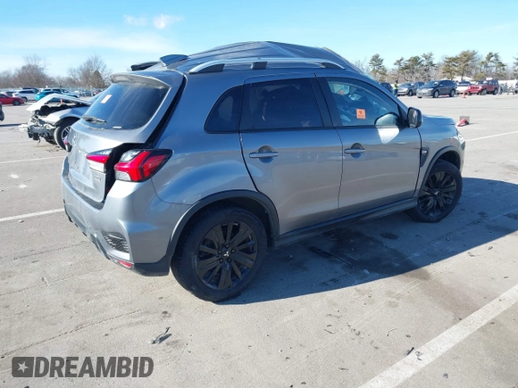 2022 Mitsubishi Outlander Sport ES with VIN JA4ARUAU7NU002468, listed as a IAAI auction lot 41429517 with 74,015 mi miles. Bid and sale history available at carsss.com. Image 4.