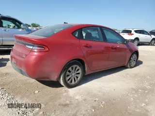 2014 Dodge Dart SXT with VIN 1C3CDFBB0ED823812, listed as a Copart auction lot 51906585 with 133,976 mi miles and Salvage Title. Bid and sale history available at carsss.com. Image 3.