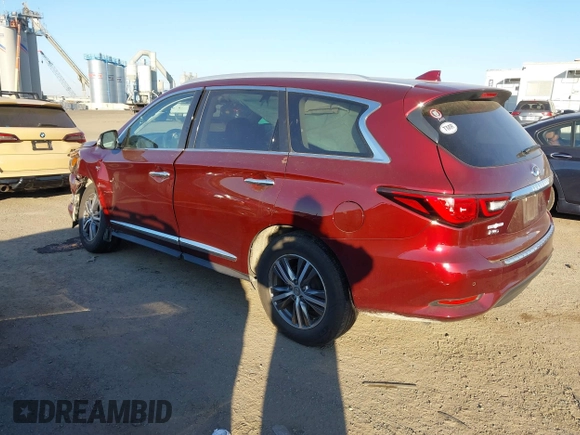 2020 Infiniti QX60 Luxe with VIN 5N1DL0MM0LC511566, listed as a IAAI auction lot 40879519 with 90,479 mi miles and . Bid and sale history available at DreamBid. Image 3.