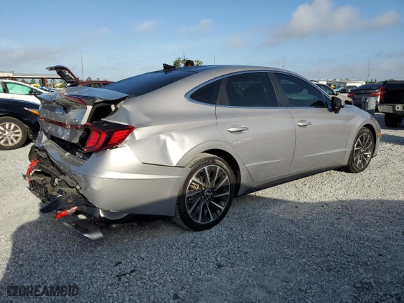 2023 Hyundai Sonata Limited with VIN KMHL34J28PA260416, listed as a Copart auction lot 51741555 with 16,440 mi miles and Salvage Title. Bid and sale history available at carsss.com. Image 3.