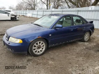 2000 Audi A4 с VIN WAUDC28D6YA043658, выставлен на аукционе Copart как лот 52804415 с пробегом 350 705 миль миль и Списание • Salvage title. История ставок и продаж доступна на DreamBid. Изображение 1.