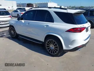 2021 Mercedes-Benz GLE 350 with VIN 4JGFB4JB2MA363374, listed as a IAAI auction lot 41211761 with 57,857 mi miles and . Bid and sale history available at DreamBid. Image 3.