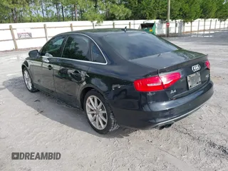 2014 Audi A4 Premium Plus with VIN WAUFFAFL0EN029084, listed as a IAAI auction lot 42644601 with 128,551 mi miles and . Bid and sale history available at DreamBid. Image 3.