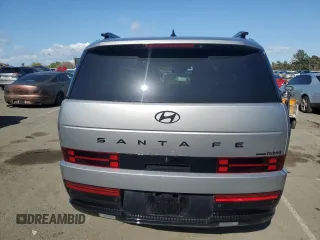 2024 Hyundai Santa Fe Calligraphy with VIN 5NMP5DG13RH006457, listed as a Copart auction lot 51513595 with 9,837 mi miles and Salvage title. Bid and sale history available at DreamBid. Image 6.