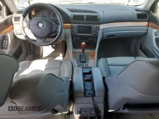 2001 BMW 7 Series 740iA with VIN WBAGG83421DN87364, listed as a Copart auction lot 44462125 with 123,519 mi miles and Salvage Title. Bid and sale history available at carsss.com. Image 8.
