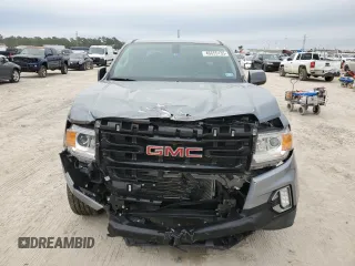 2022 GMC Canyon 2WD Elevation with VIN 1GTG5CEN0N1284916, listed as a Copart auction lot 46655135 with 21,611 mi miles and Salvage Title. Bid and sale history available at carsss.com. Image 5.