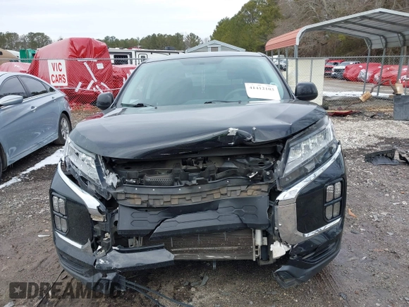 2020 Mitsubishi Outlander Sport ES 2.0 with VIN JA4AR3AU9LU004505, listed as a IAAI auction lot 41412103 with 69,606 mi miles. Bid and sale history available at carsss.com. Image 12.