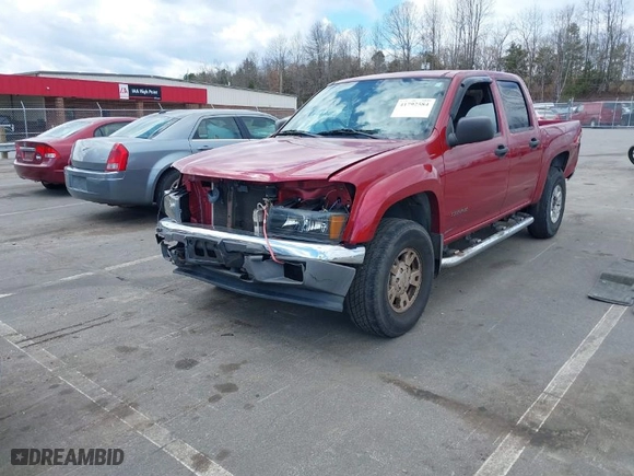 2005 Chevrolet Colorado 1SF LS Z71 with VIN 1GCDT136458252793, listed as a IAAI auction lot 41792584 with 206,195 mi miles. Bid and sale history available at carsss.com. Image 2.