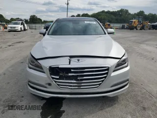 2016 Hyundai Genesis 3.8L with VIN KMHGN4JE5GU132610, listed as a Copart auction lot 67592854 with 80,424 mi miles and Salvage Title. Bid and sale history available at carsss.com. Image 5.