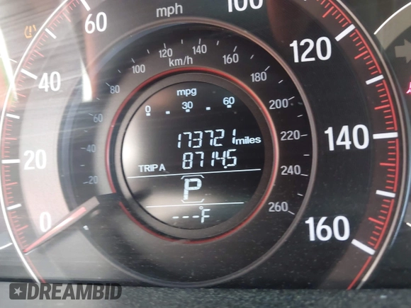 2017 Honda Accord Sedan Sport with VIN 1HGCR2F53HA118309, listed as a IAAI auction lot 41882850 with 173,721 mi miles. Bid and sale history available at carsss.com. Image 15.
