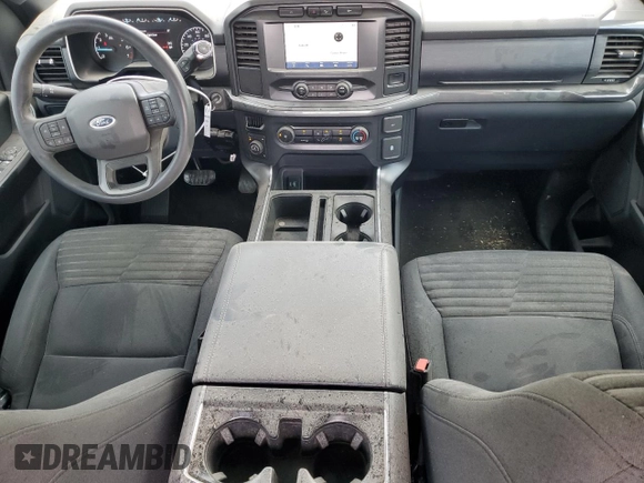 2021 Ford F-150 XL with VIN 1FTEW1EP3MKE81596, listed as a Copart auction lot 48502705 with 38,850 mi miles and Salvage title. Bid and sale history available at DreamBid. Image 8.