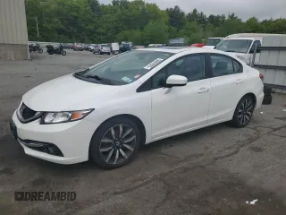 2015 Honda Civic EX-L z VIN 19XFB2F98FE288758, wystawiony jako Copart lot #56093925 z przebiegiem 83 774 mil mil oraz Szkody całkowita. Historia ofert i sprzedaży dostępna na DreamBid. Obrazek 1.