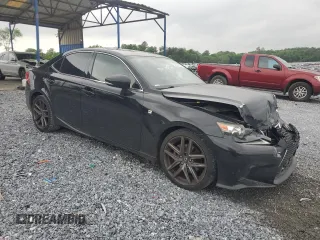 2015 Lexus IS 250 with VIN JTHBF1D25F5070127, listed as a Copart auction lot 54527055 with 144,586 mi miles and Salvage title. Bid and sale history available at DreamBid. Image 4.