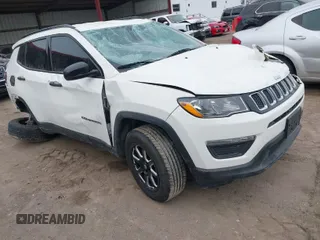 2017 Jeep Compass Sport z VIN 3C4NJDAB6HT688840, wystawiony jako IAAI lot #41866479 z przebiegiem 91 091 mil mil oraz . Historia ofert i sprzedaży dostępna na DreamBid. Obrazek 1.