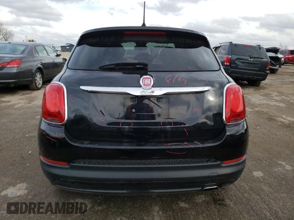 2018 FIAT 500X Lounge with VIN ZFBCFXDB3JP661226, listed as a Copart auction lot 78283264 with 101,698 mi miles and Salvage title. Bid and sale history available at DreamBid. Image 6.