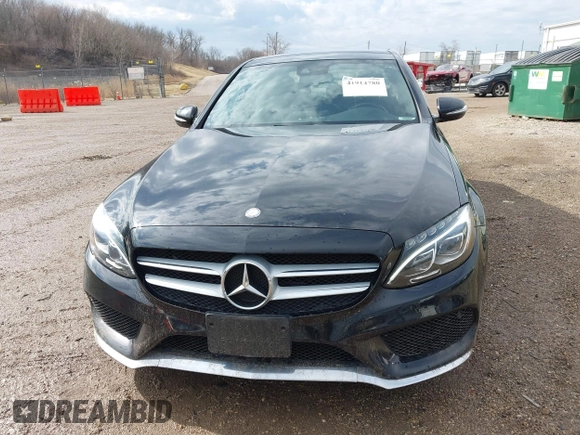 2015 Mercedes-Benz C-Class C 400 with VIN 55SWF6GB5FU029229, listed as a IAAI auction lot 41914780 with 106,038 mi miles. Bid and sale history available at carsss.com. Image 12.