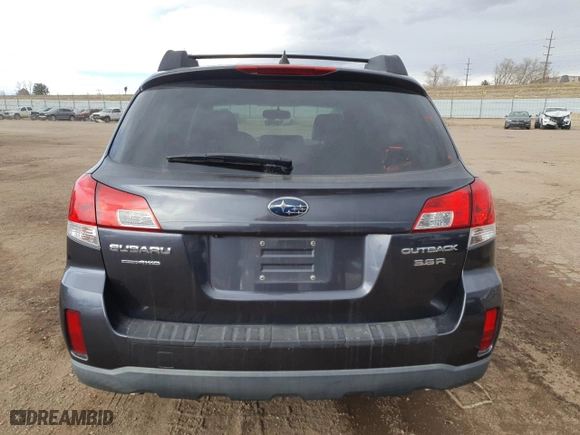 2012 Subaru Outback 3.6R Limited with VIN 4S4BRDKC7C2254595, listed as a Copart auction lot 45411205 with 161,287 mi miles and Salvage Title. Bid and sale history available at carsss.com. Image 6.
