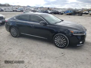2017 Kia Cadenza Premium with VIN KNALC4J12H5049473, listed as a Copart auction lot 81666694 with 95,025 mi miles and Salvage Title. Bid and sale history available at carsss.com. Image 4.