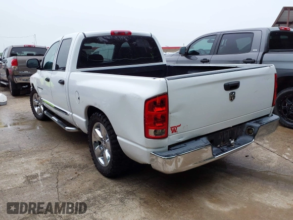 2005 Dodge 1500 SLT with VIN 1D7HA18N25J630289, listed as a IAAI auction lot 42164136 with 240,164 mi miles. Bid and sale history available at carsss.com. Image 3.