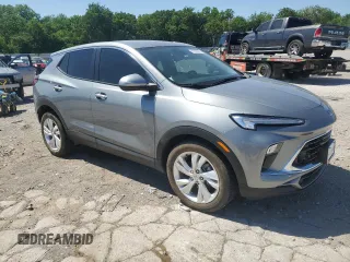 2025 Buick Encore GX Preferred with VIN KL4AMBSP5SB005999, listed as a Copart auction lot 57709875 with 7,491 mi miles and Salvage title. Bid and sale history available at DreamBid. Image 4.